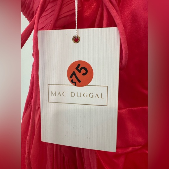 Mac Duggal One Shoulder Ruffle Cut Out Asymmetrical High-Low Gown 67989 - Picture 9 of 11